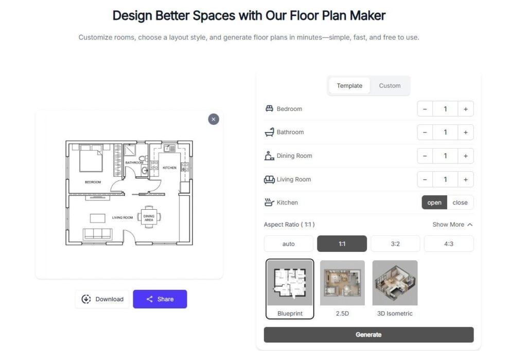 Floor Plan Maker AI Before