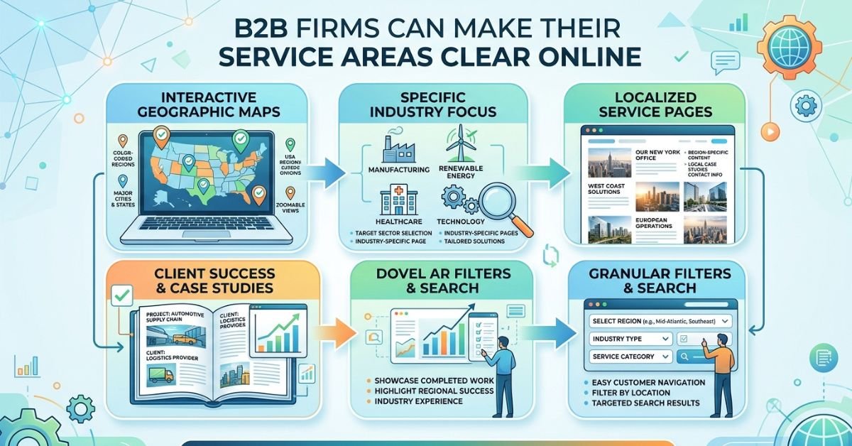 B2B Firms Can Make Their Service Areas Clear Online