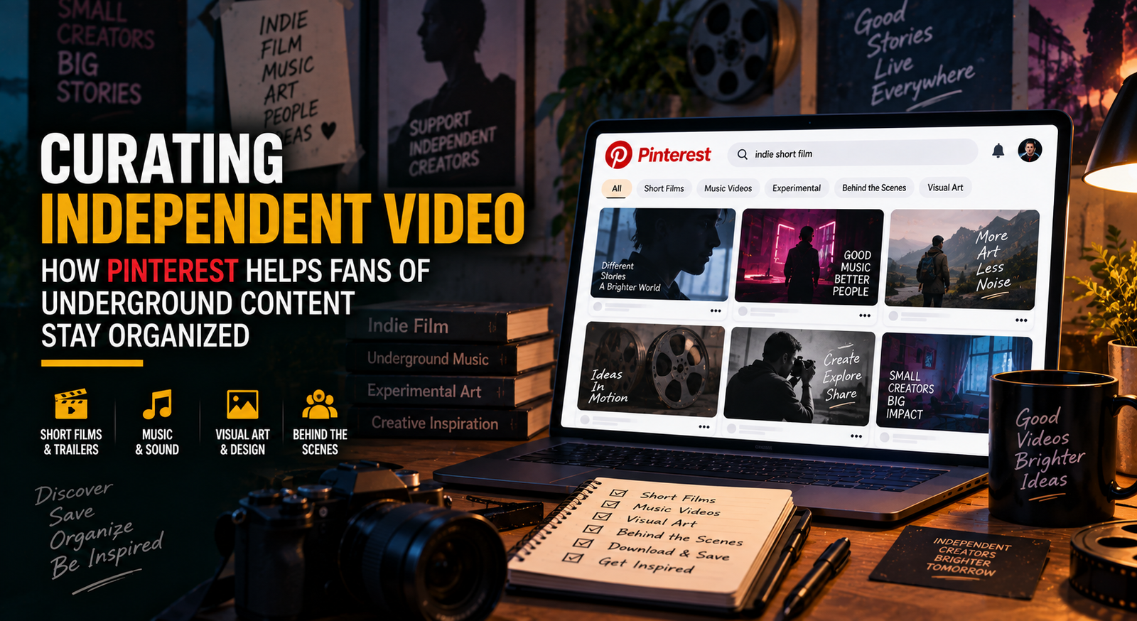 Curating Independent Video: How Pinterest Helps Fans of Underground Content Stay Organized
